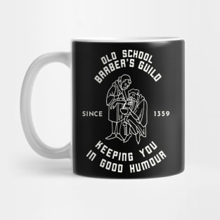 Old School Barber's Guild Mug